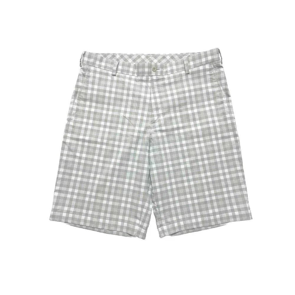 Nike Golf Shorts Dri-Fit Performance Plaid Flat Athletic Men’s Size 35